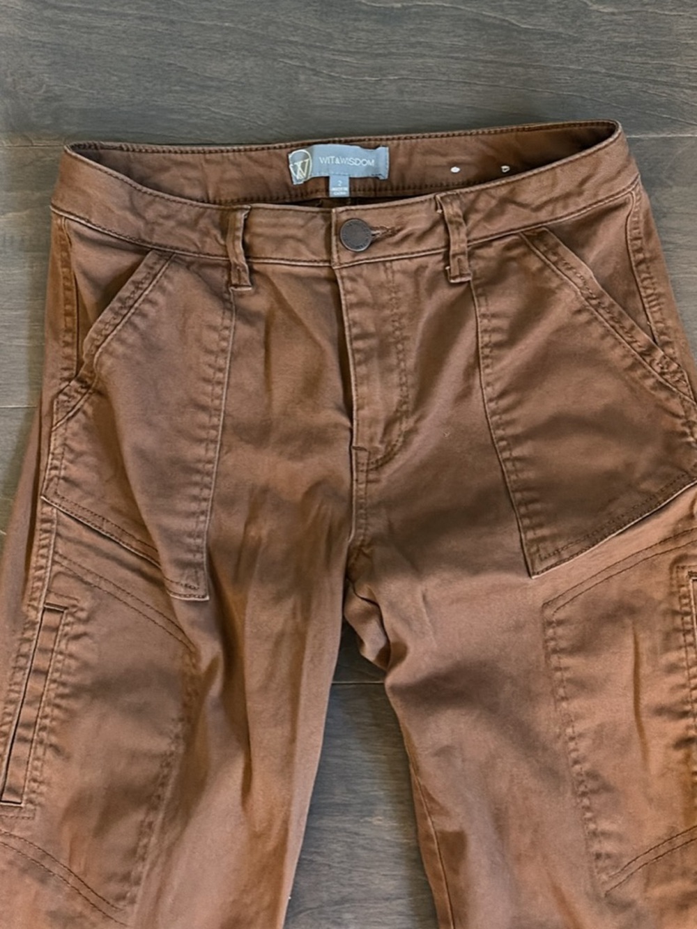 Wit & Wisdom Brown Utility Pants - 2